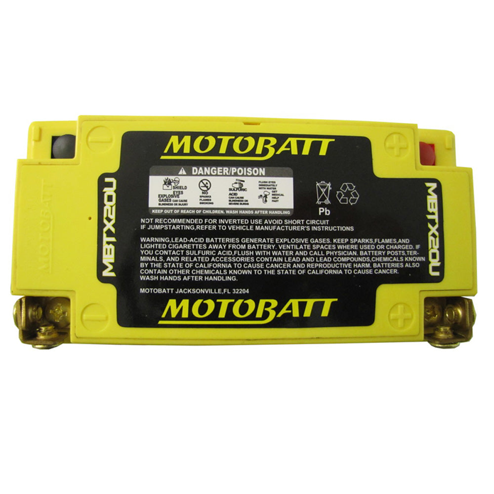 Motobatt MBTX20U Underhållsfritt MC Batteri