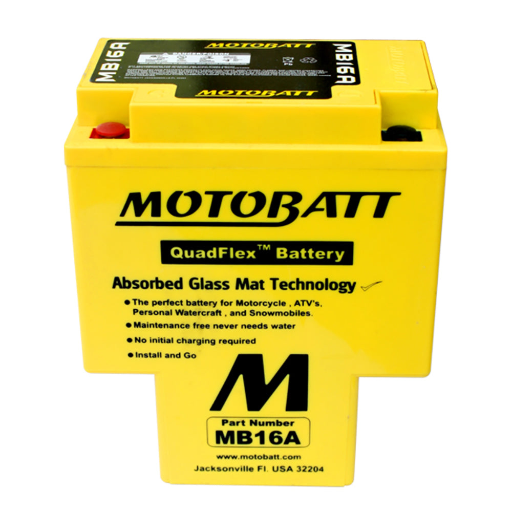 Motobatt Mc batteri MB16A Underhållsfritt - HYB16A-AB