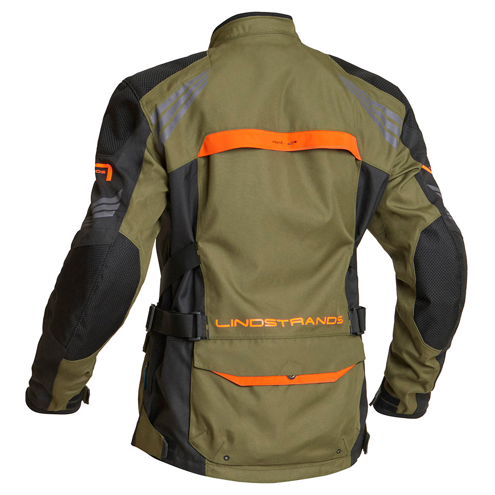Lindstrands Mc Jacka Herr Transtrand Grön/orange