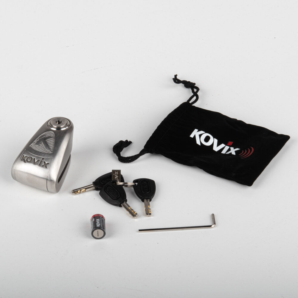 Kovix Skivbromslås med larm 14mm pin