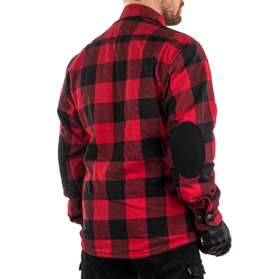 Twice Flanell Skjorta Dusty Herr Röd