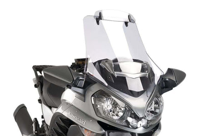 Puig VISOR MULTIADJUSTABLE CLIP-ON 325X102MM. C/CLEAR