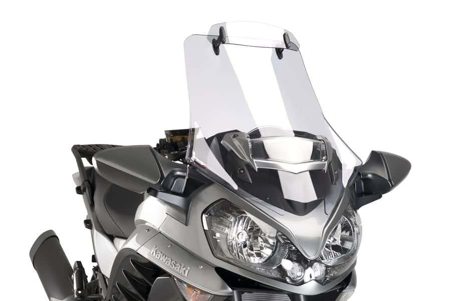 Puig VISOR MULTIADJUSTABLE CLIP-ON 325X102MM. C/CLEAR