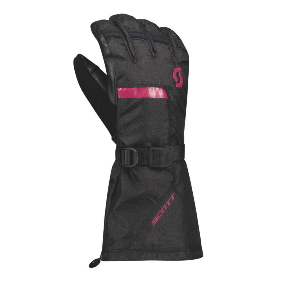 SCOTT Skoterhandske ROOP GLOVE Svart/Rosa