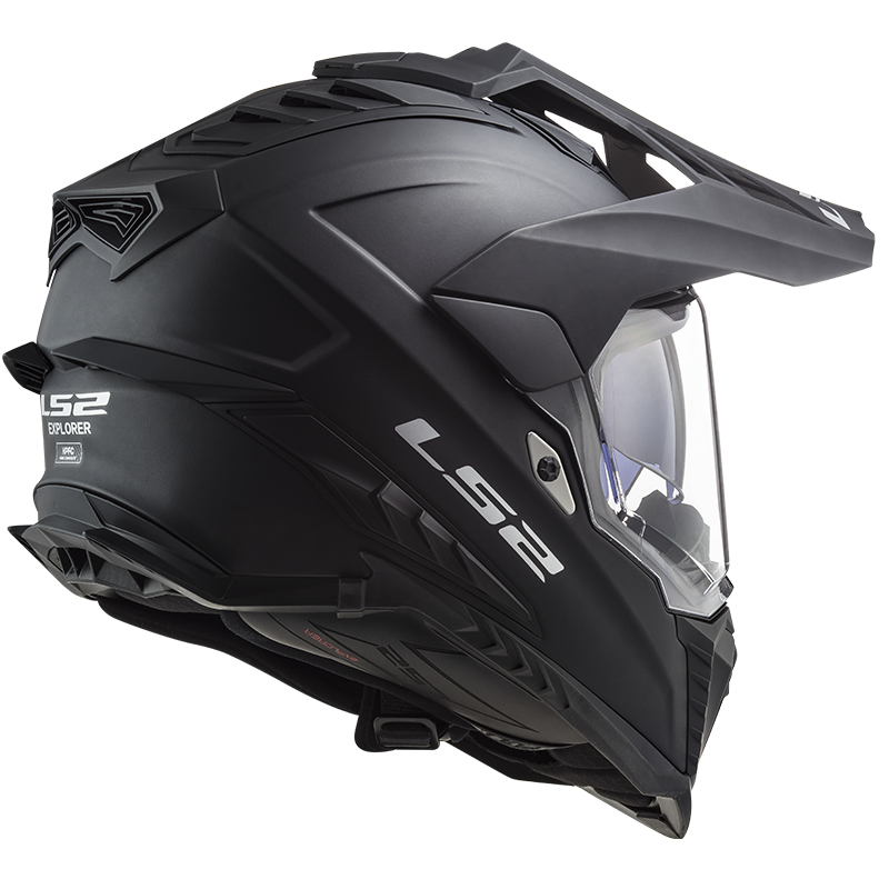 LS2 Hjälm MX701 Explorer Adventure hjälm Mattsvart