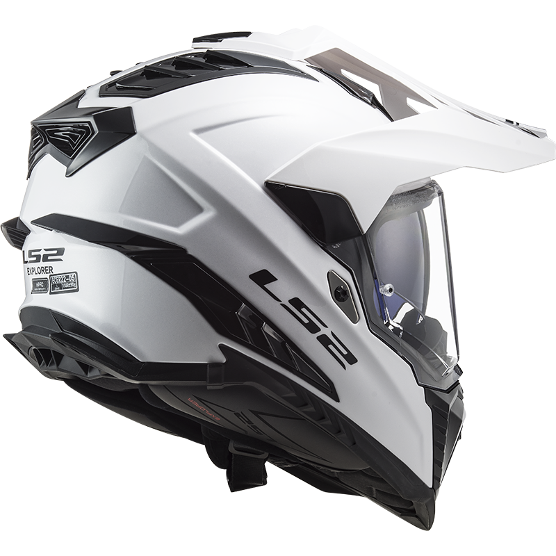 LS2 Hjälm MX701 Explorer Adventure hjälm Vit