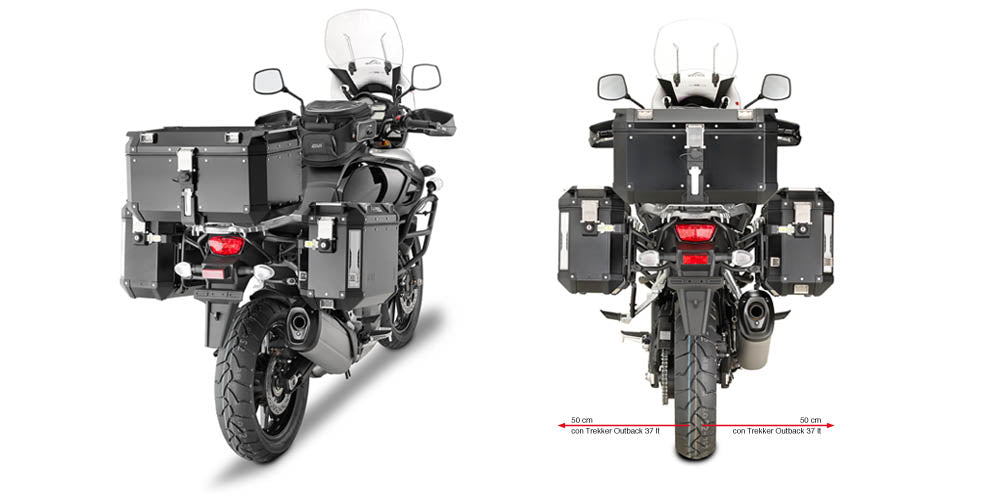 Givi Tubular pannier holder fo ack Suzuki DL1000 V-Strom (14)