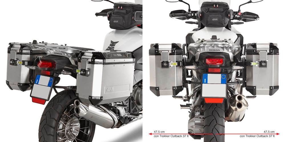 Givi Rapid Sidoväskhållare Trekker Outback Crosstourer 12-