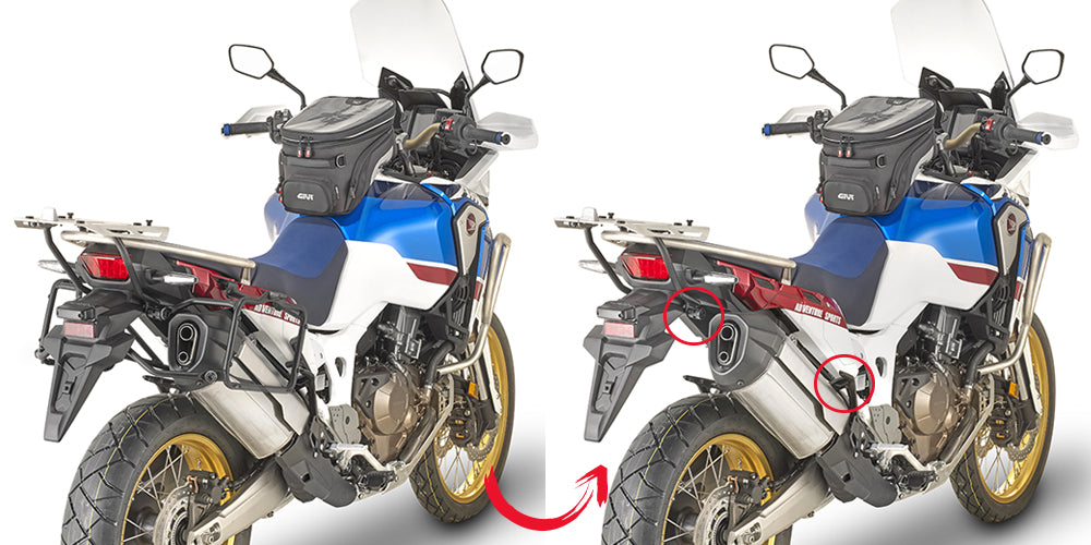 Givi Sidväskhållare Rapid release för MONOKEY® CRF1000L 18-