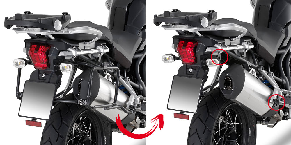 Givi Tubular pannier holder Rapid release Tiger Explorer 1200 (16)
