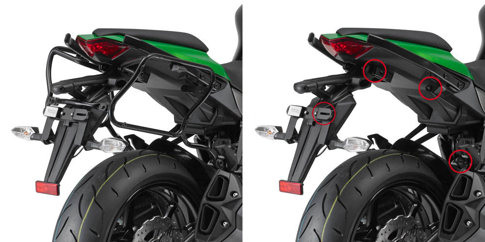 Givi Rapid release tubular side-case holder for MONOKEY®