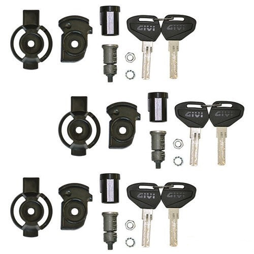 Security Lock key set  for 3 cases, including bush