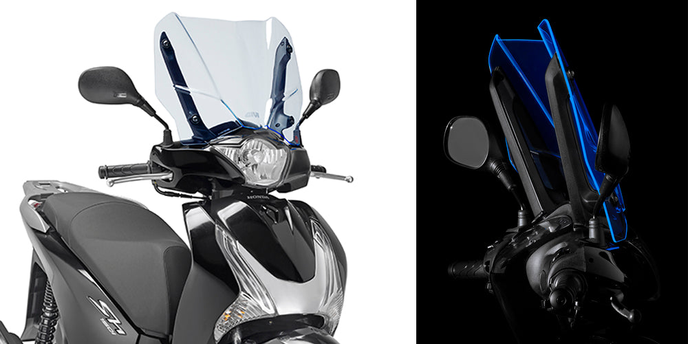 Givi  Specific "ICE" screen 36,5 x 45 cm (H x W) SH 125i-150i ABS (12-16)