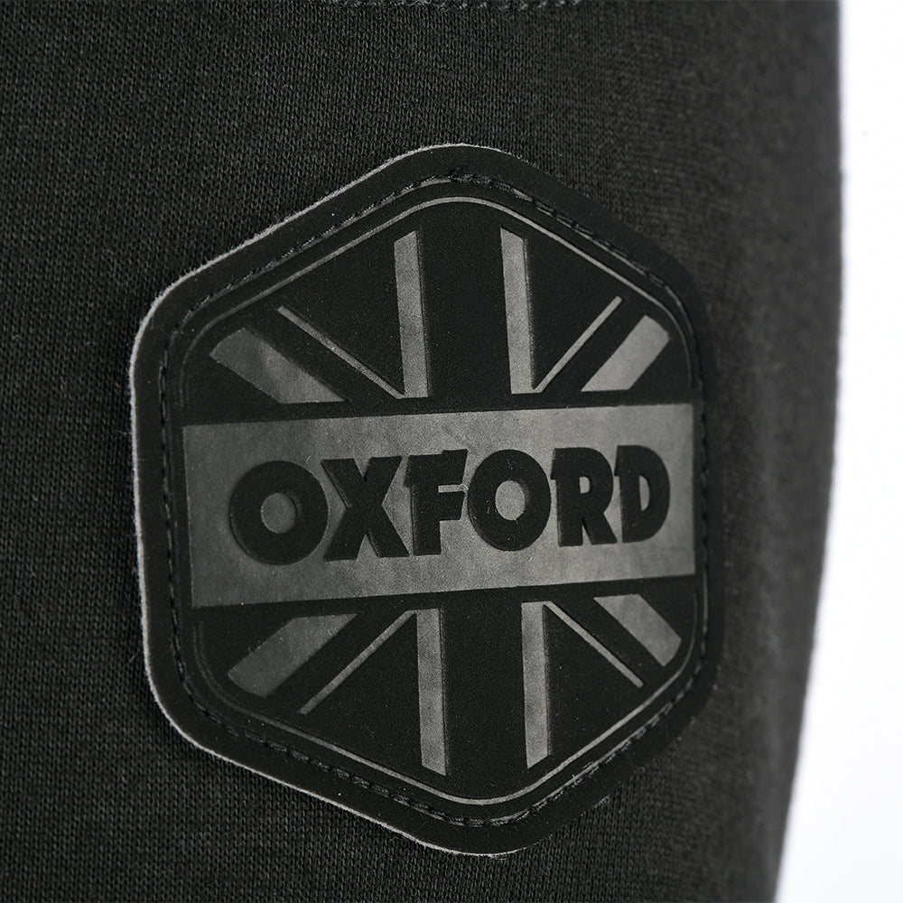 Oxford Mc Hoodie Dam Svart
