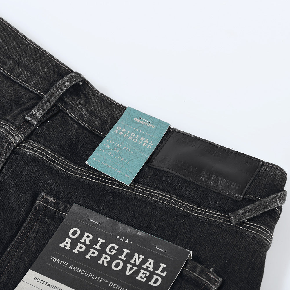 Oxford Jeans MS Svart Rak modell
