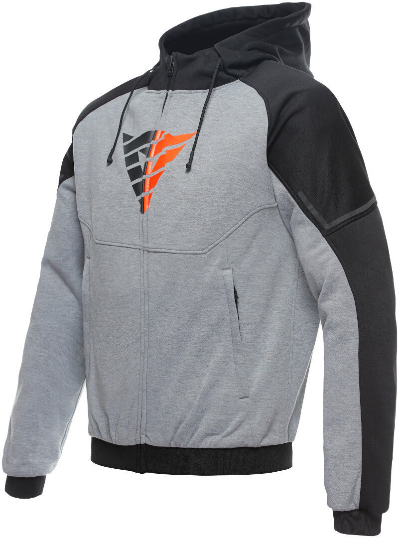 Dainese Mc Jacka Daemon-X Safety Hoodie Röd/Svart