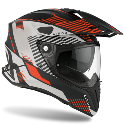 Airoh Commander Adventurehjälm  Boost orange matt