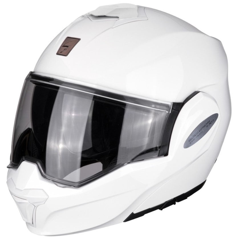 Scorpion Mc Hjälm Exo-Tech Evo Solid Vit