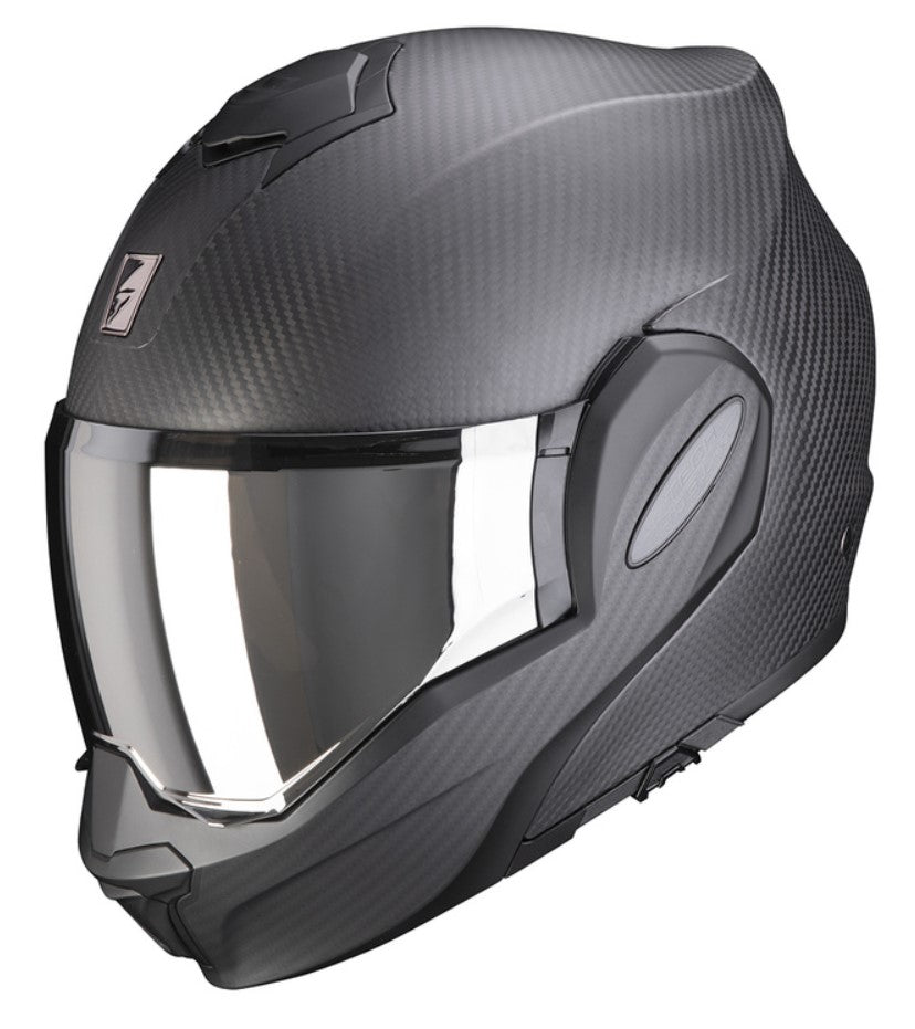 Scorpion Mc Hjälm Exo-Tech Evo Carbon Solid Mattsvart