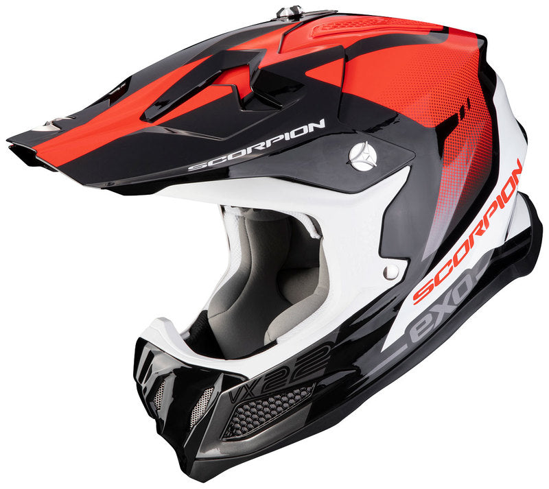 Scorpion Mx Mc Hjälm Vx-22 Air Attis Svart/Röd