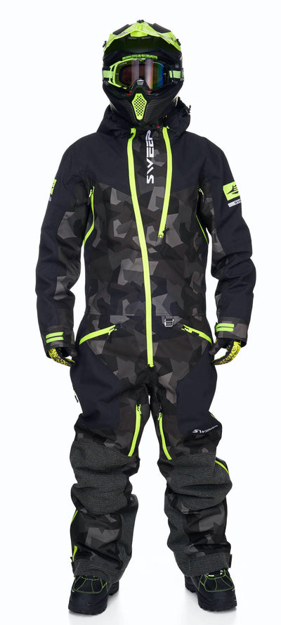 Sweep Peak Insulated Snöskoteroverall Svart/Camo/Gul