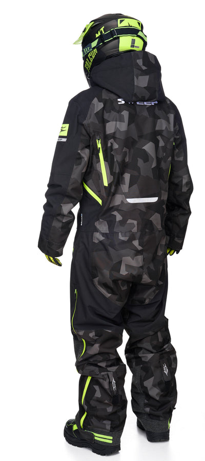 Sweep Peak Insulated Snöskoteroverall Svart/Camo/Gul