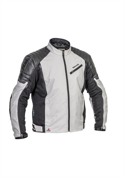 Halvarssons Textiljacka Solberg Ljusgrå/Svart