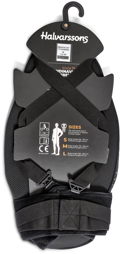 Halvarssons Ryggskydd Melbyn Cap Svart