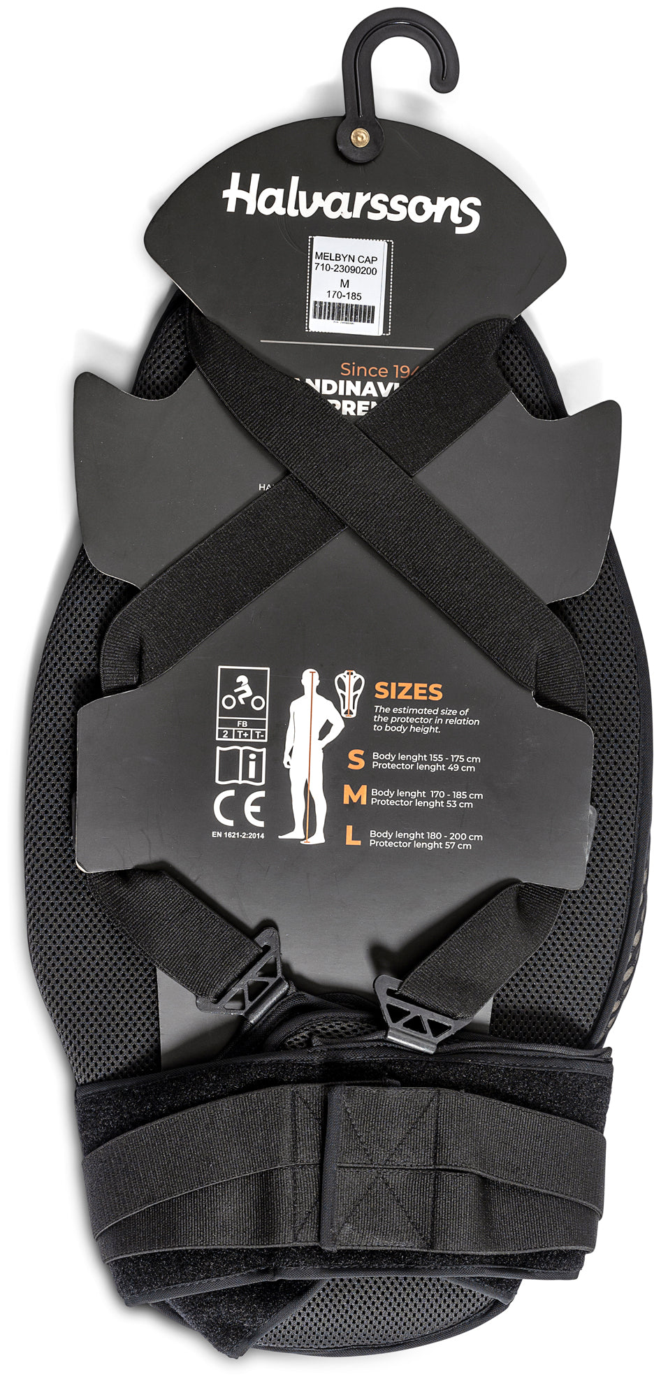 Halvarssons Ryggskydd Melbyn Cap Svart