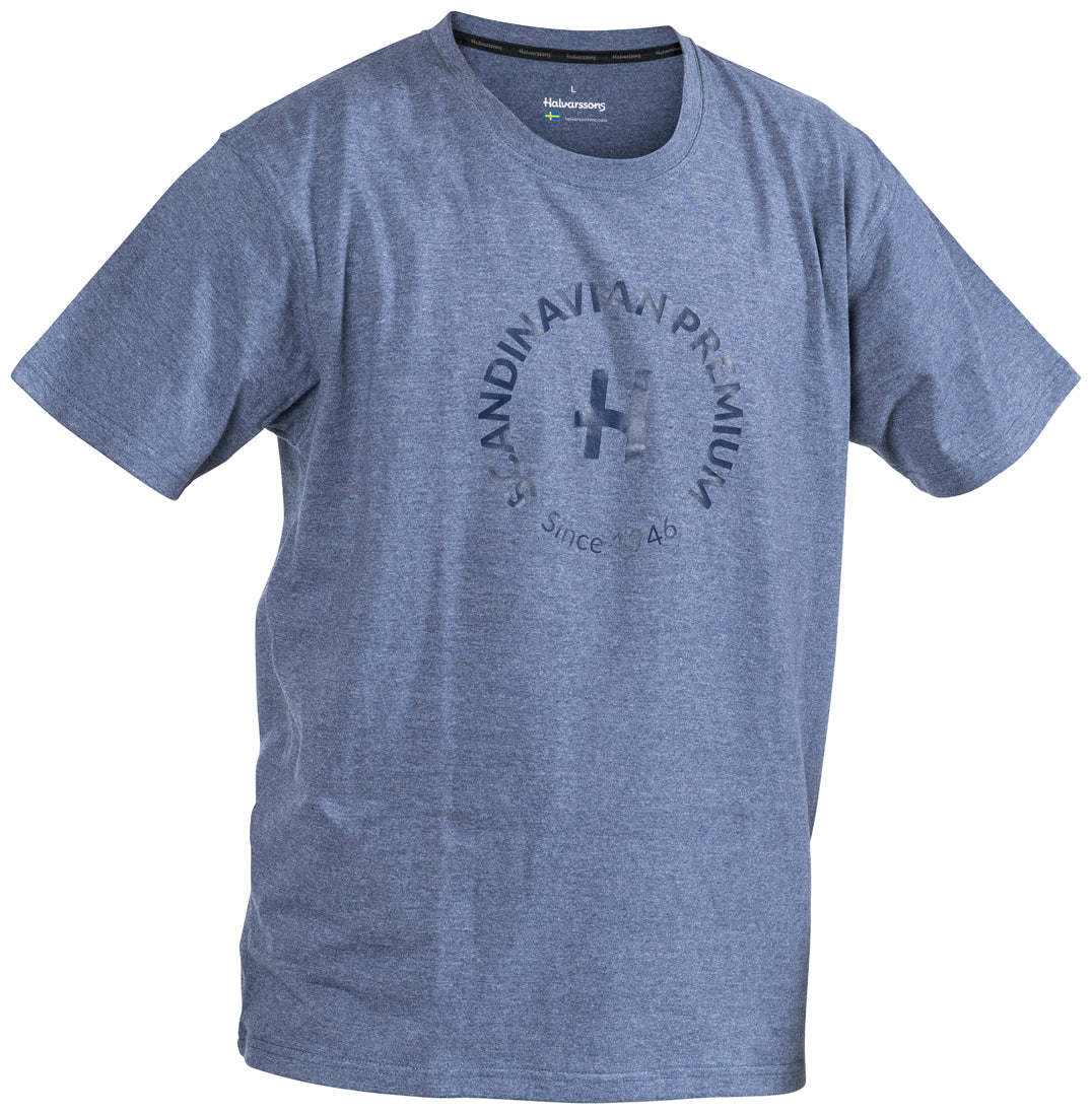 Halvarssons T-shirt H Tee Blå