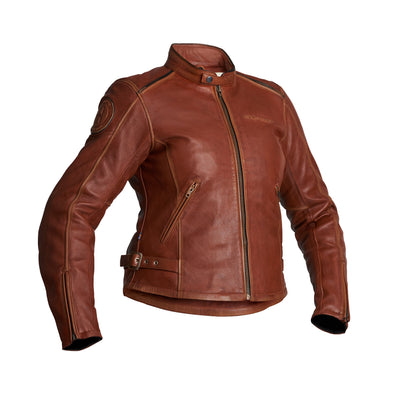 Halvarssons Skinnjacka Nyvall Dam Cognac