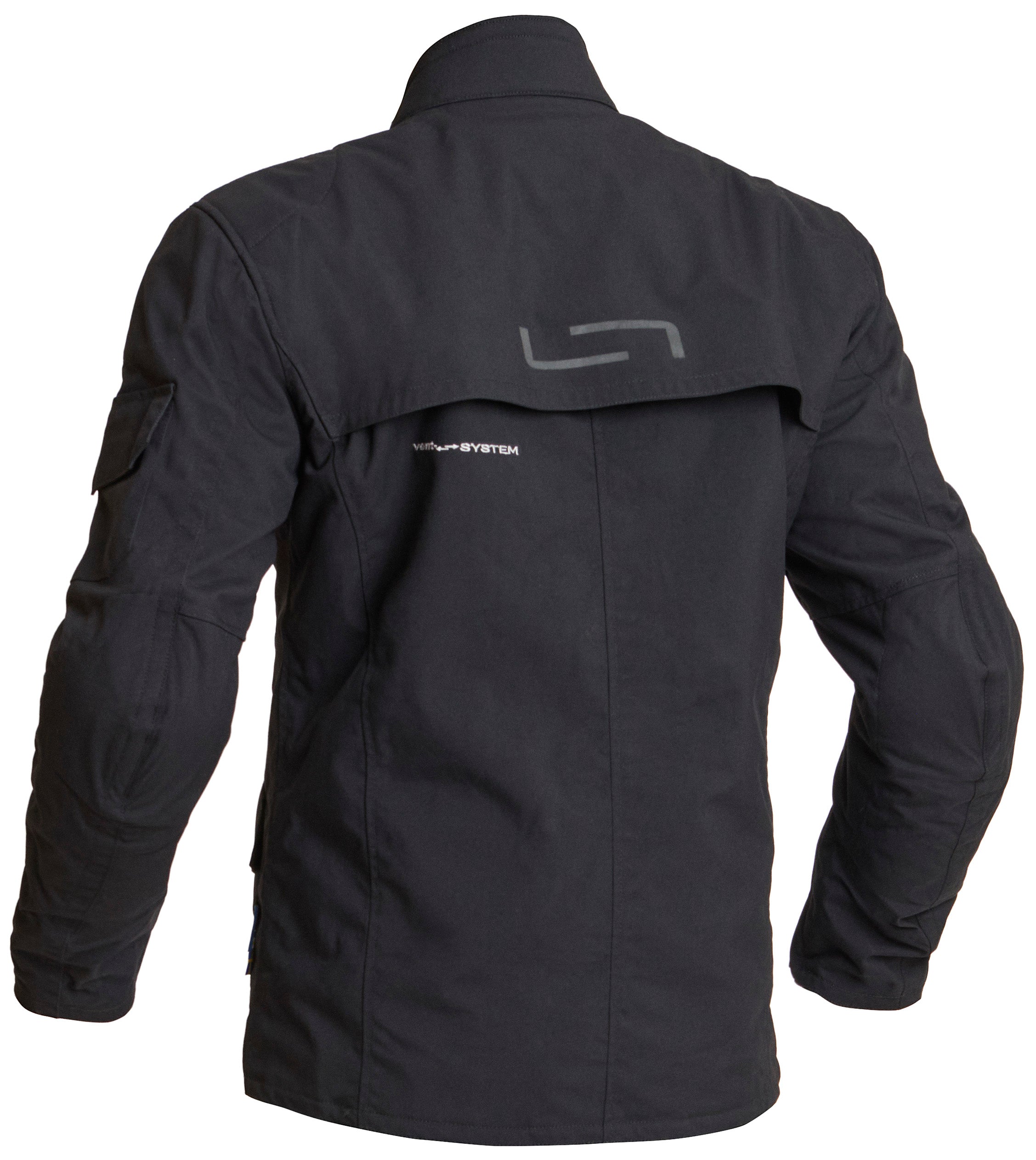 Lindstrands Textiljacka Tyfors Svart