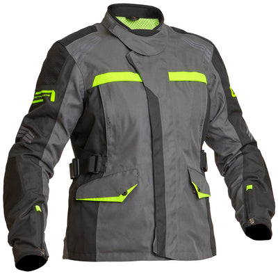 Lindstrands Textiljacka Granberg Dam Grå/gul