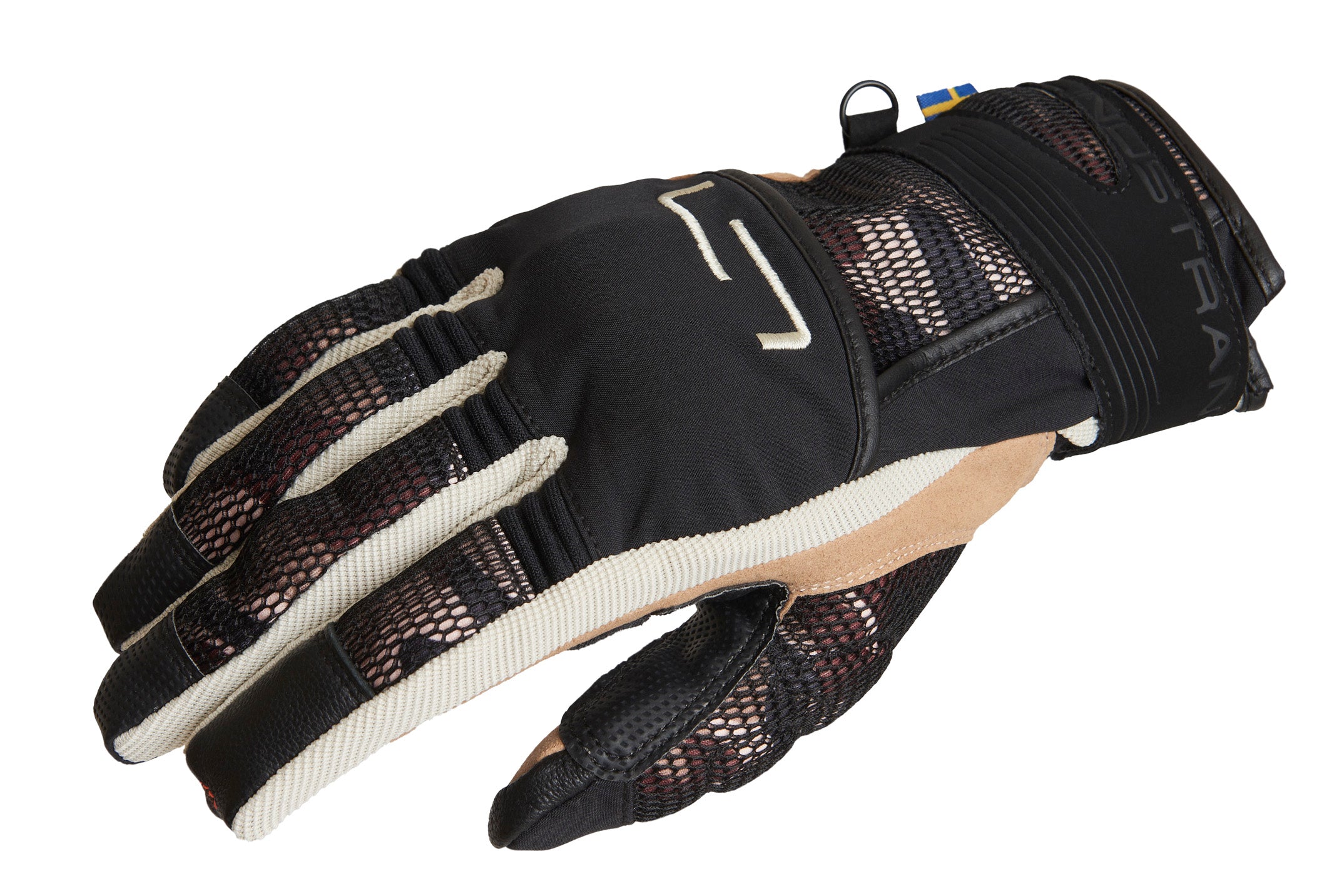 Lindstrands Mc Handske Nyhusen Svart/khaki