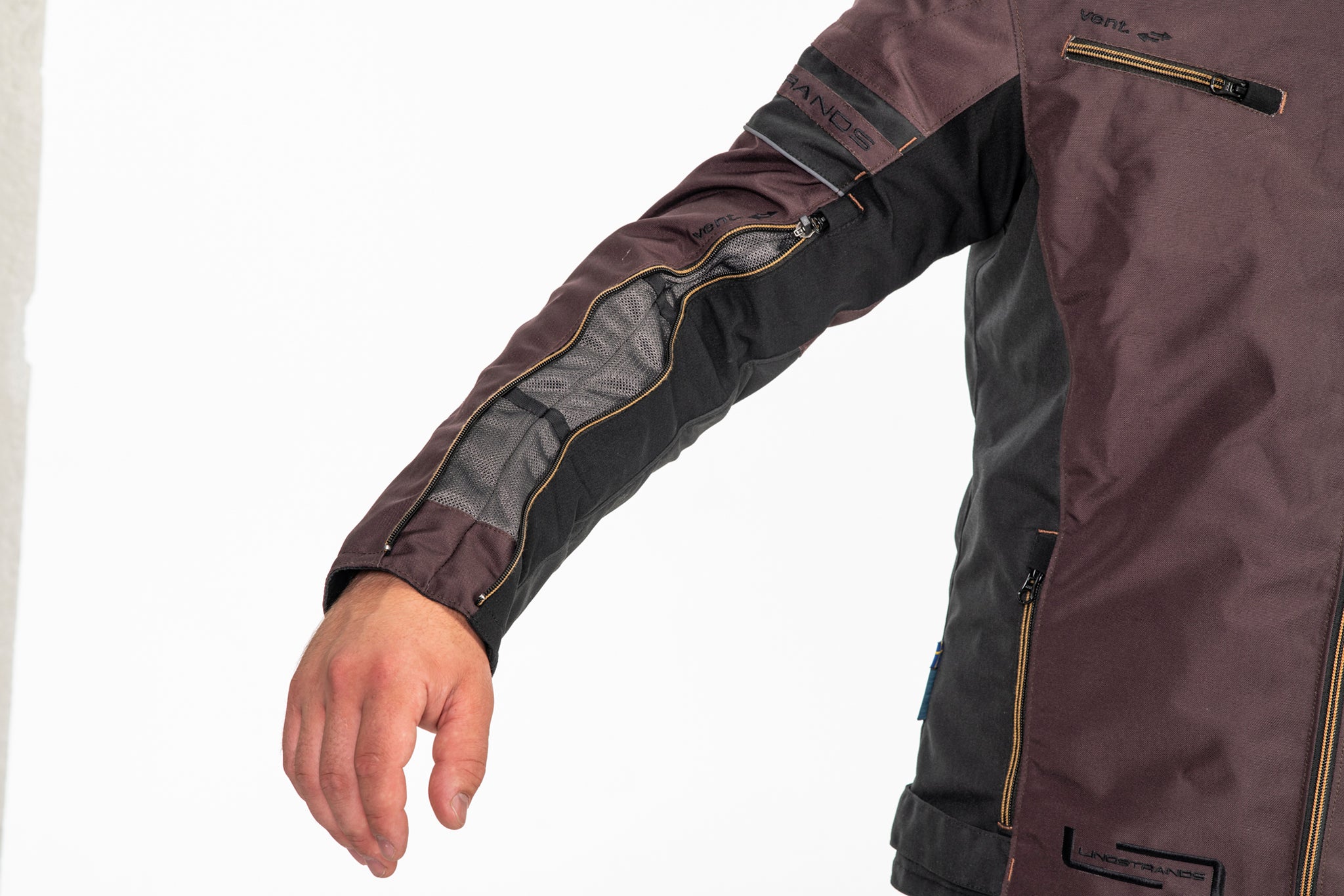 Lindstrands Textiljacka Lysvik Brun