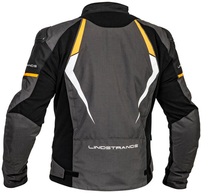 Lindstrands Textiljacka Sandvik Svart/orange