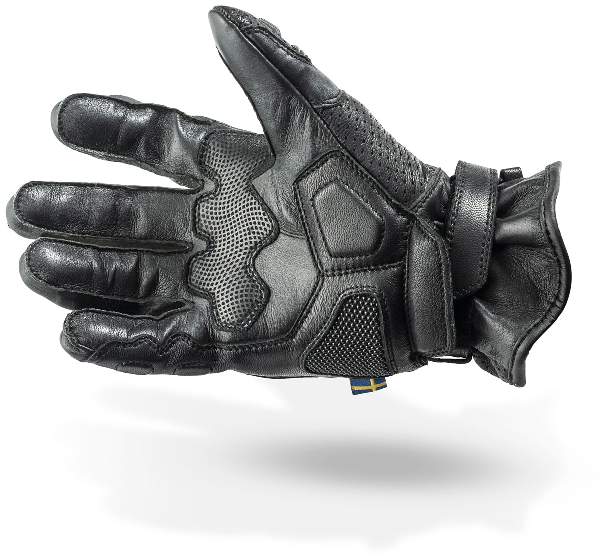 Lindstrands Mc Handske Holen Svart