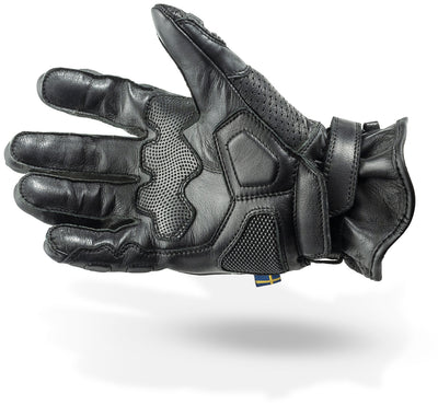 Lindstrands Mc Handske Holen Svart