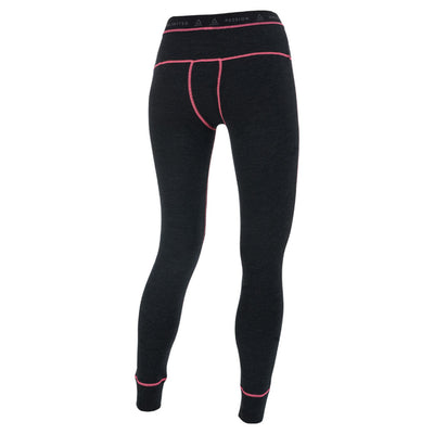 Amoq 100% Merino Dam Underställ Byxor Grå/Rosa