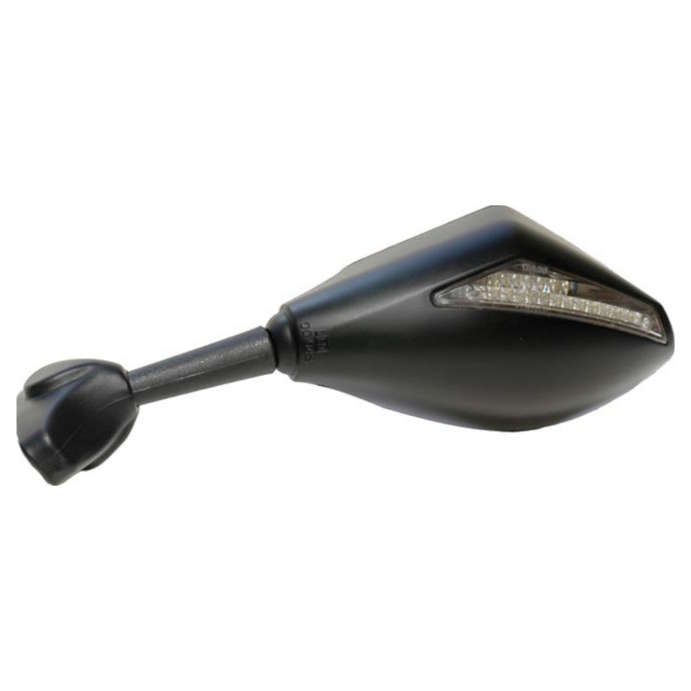 Hyper Silver Backspegel par för kåpa med ledblinkers