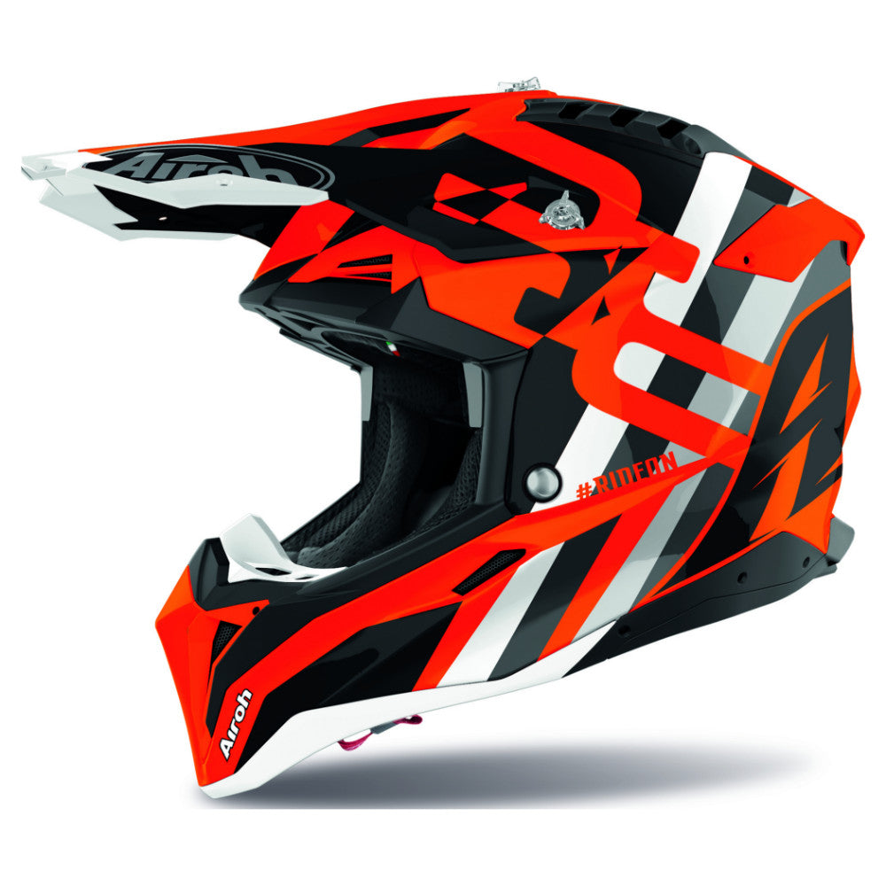 Airoh Hjälm Aviator 3 Rainbow orange matt