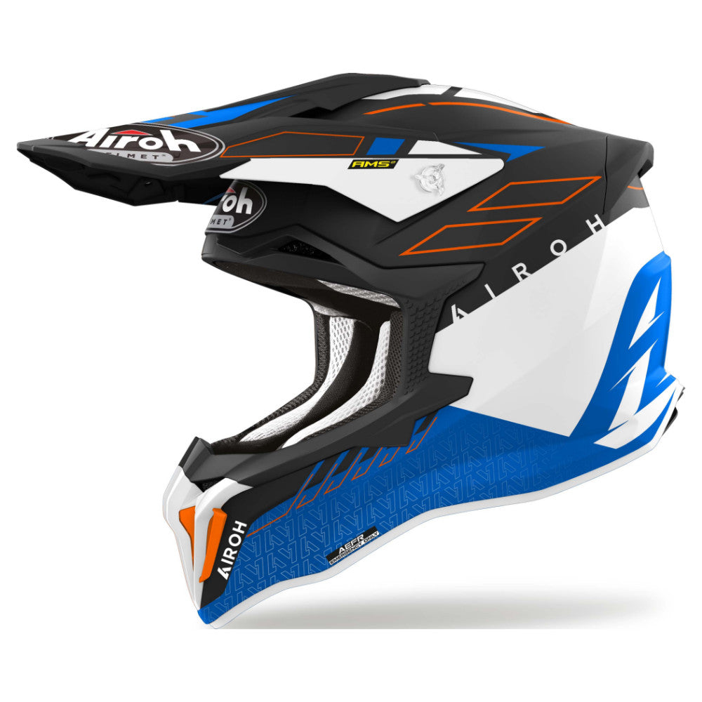 Airoh Hjälm Strycker Skin Blå Matt