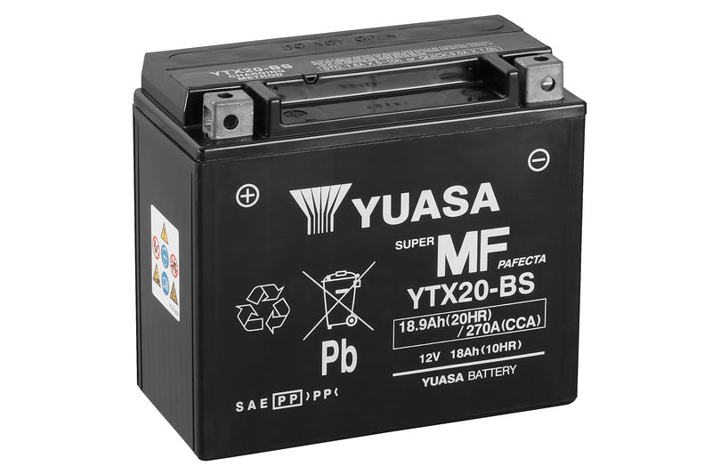 Yuasa Batteri YTX20-BS (cp) inkl syrapack