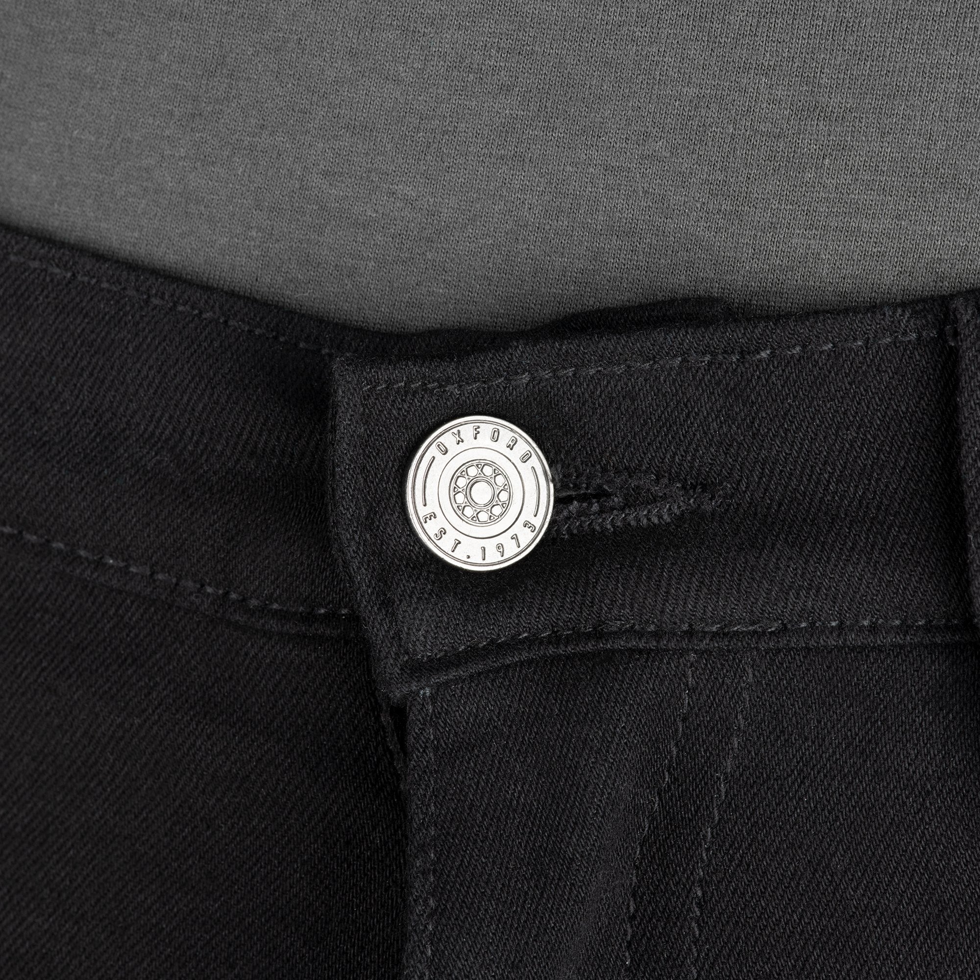 Oxford Mc-Jeans OA Super Stretch MS Slim Jean Svart kort modell