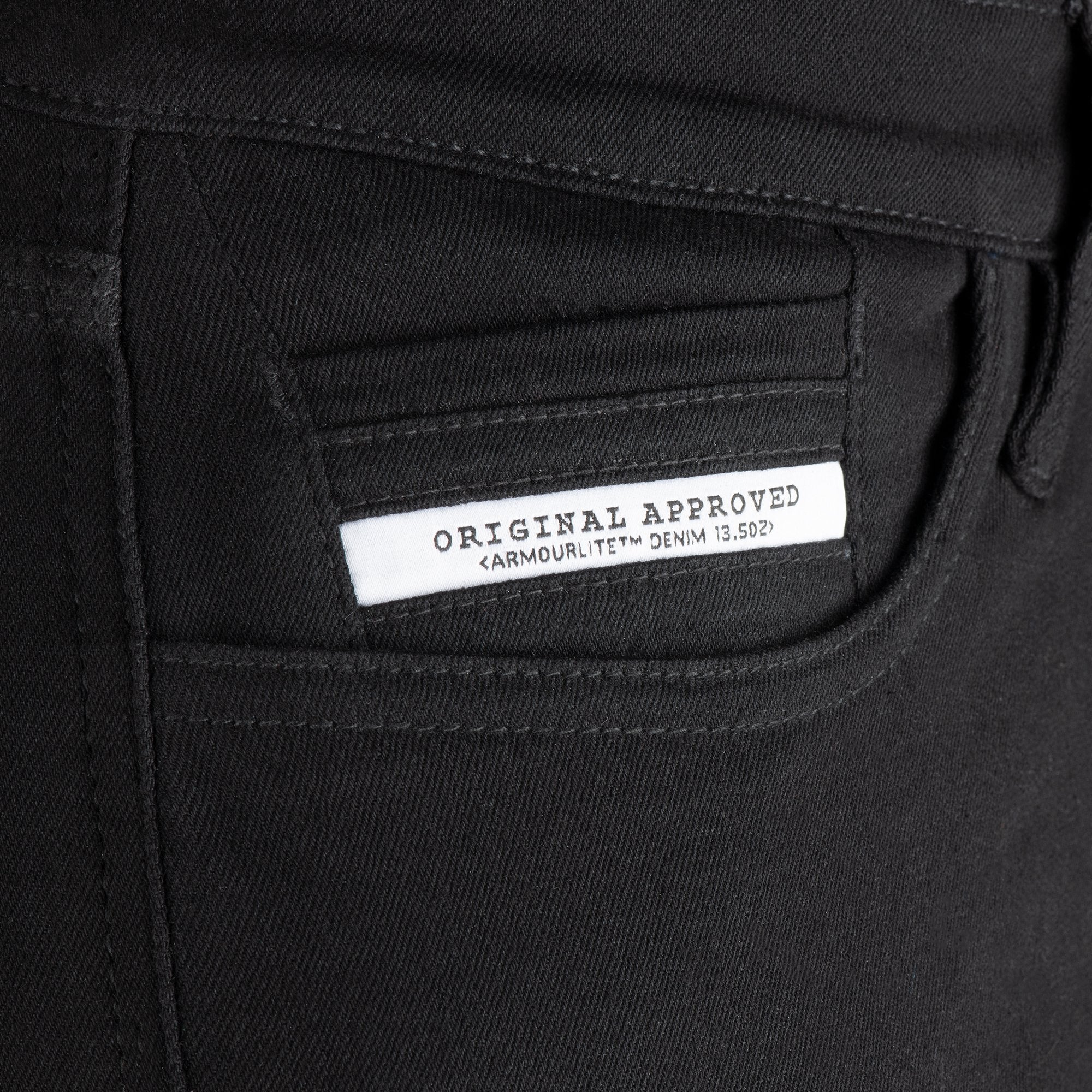Oxford Mc-Jeans OA Super Stretch MS Slim Jean Svart kort modell