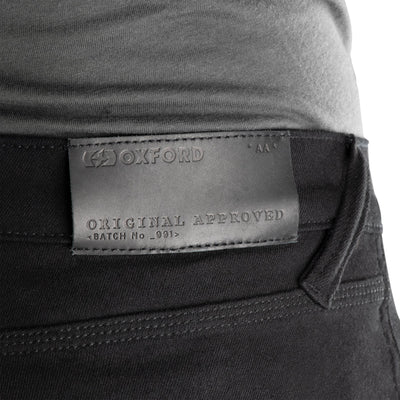 Oxford Mc-Jeans OA Super Stretch MS Slim Jean Svart kort modell