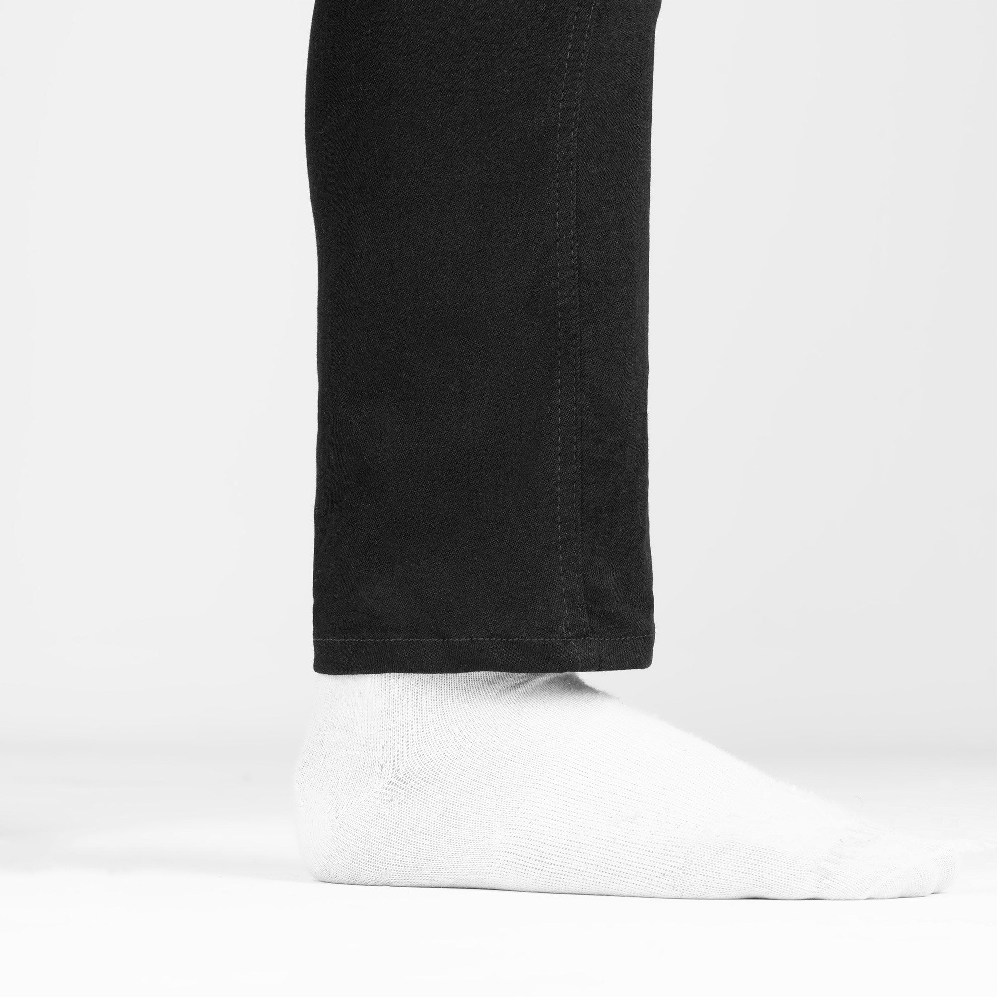 Oxford Mc-Jeans OA Super Stretch MS Slim Jean Svart kort modell