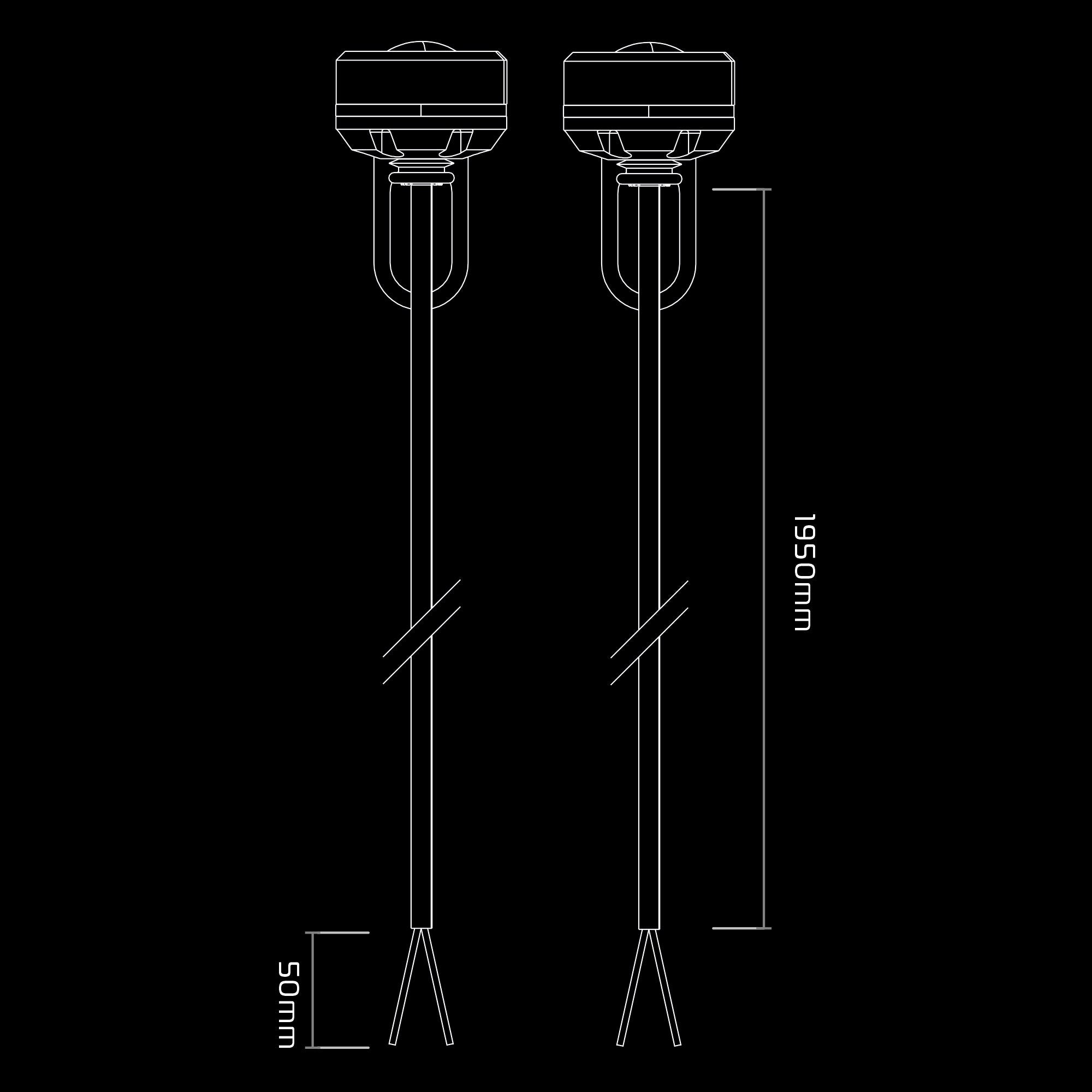 Oxford Run Framlampor 2-pack