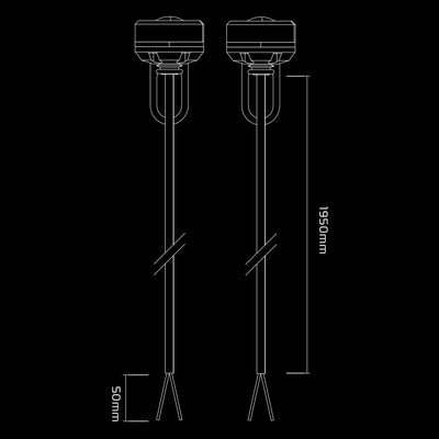 Oxford Run Framlampor 2-pack
