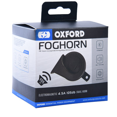 Oxford Foghorn 12V Motorcykel Tuta Svart